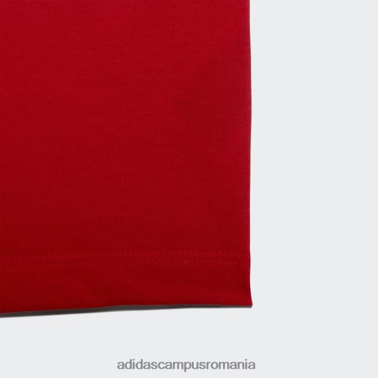 adidas campus romania tricou roșu trifoil copii rosu alb J266N218958