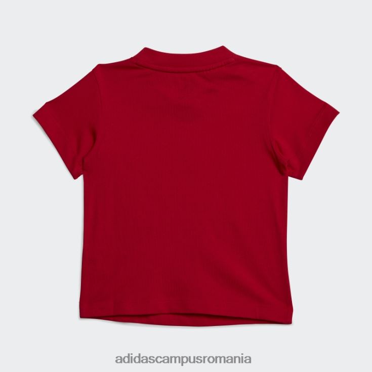 adidas campus romania tricou stil trifoil stacojiu copii stacojiu J266N218427