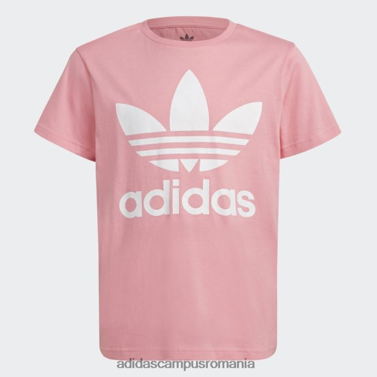 adidas campus romania tricou trefoil roz adidas copii roz J266N218876