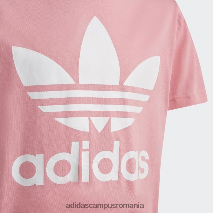 adidas campus romania tricou trefoil roz adidas copii roz J266N218876