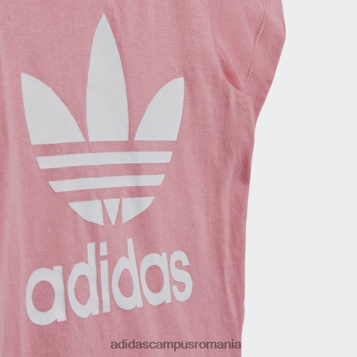 adidas campus romania tricou trefoil roz copii roz J266N218397