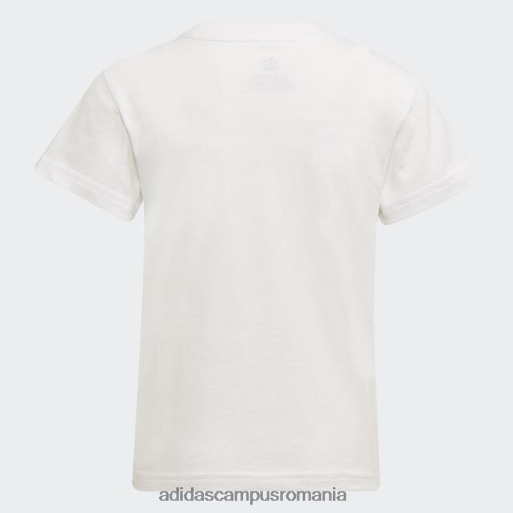 adidas campus romania tricou trifoil adicolor alb copii alb negru J266N218487