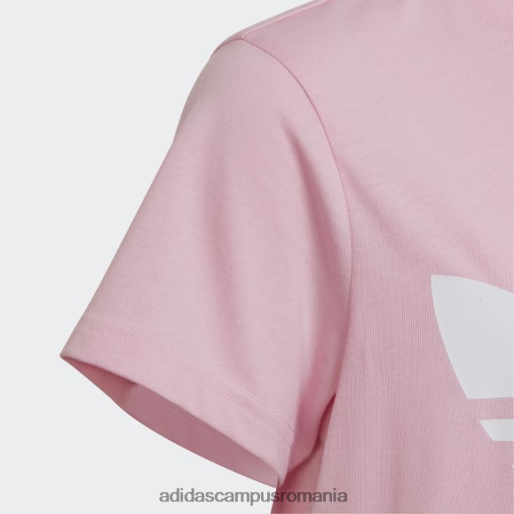 adidas campus romania tricou trifoil adidas roz adevărat copii roz/alb adevărat J266N218900