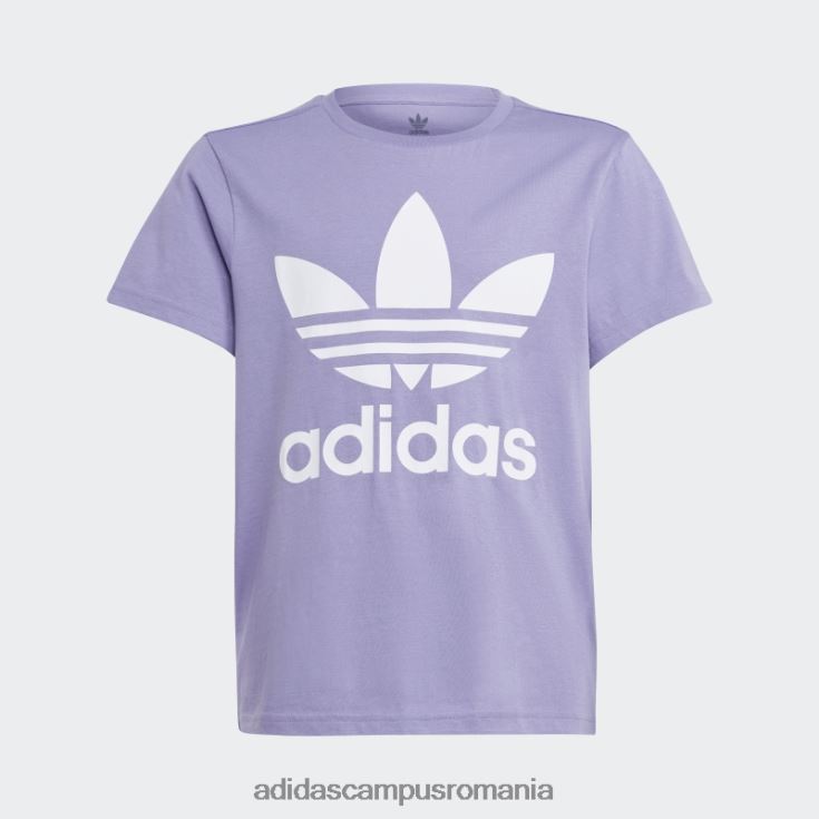 adidas campus romania tricou trifoil lila adidas copii liliac J266N211640