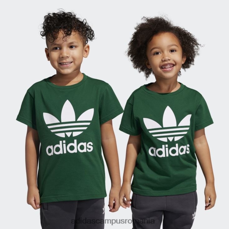 adidas campus romania tricou verde închis adicolor trefoil adidas copii verde inchis J266N211937