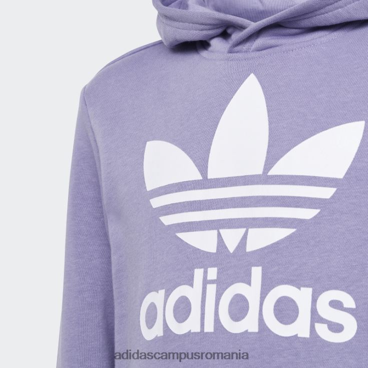 adidas campus romania trifoil hanorac liliac copii liliac J266N218470