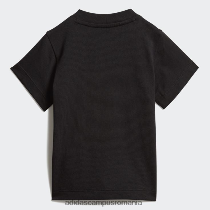 adidas campus romania trifoil tee alb fierbinte copii alb negru J266N23323