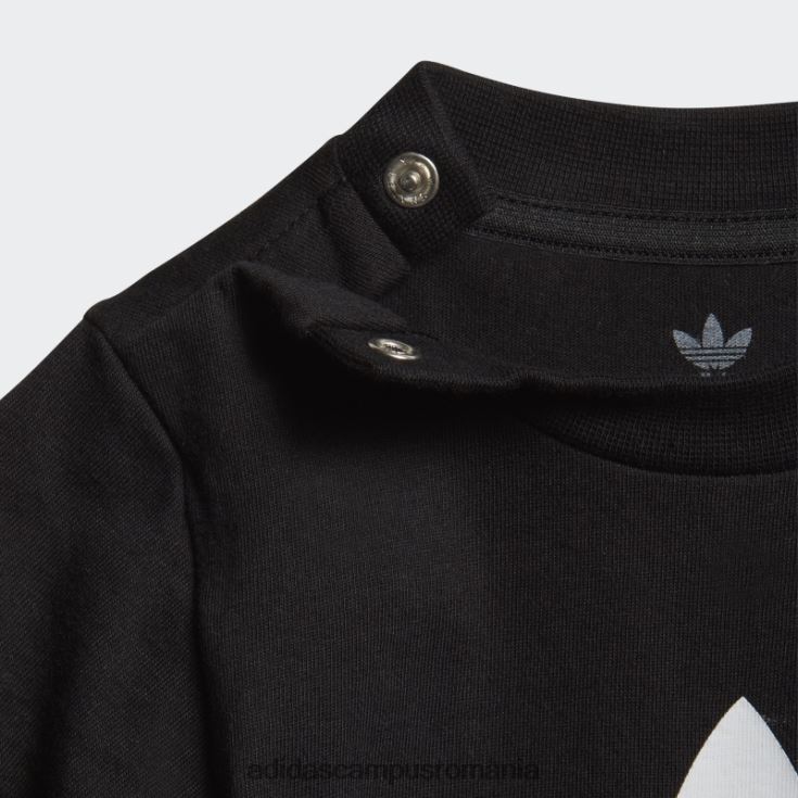 adidas campus romania trifoil tee alb fierbinte copii alb negru J266N23323