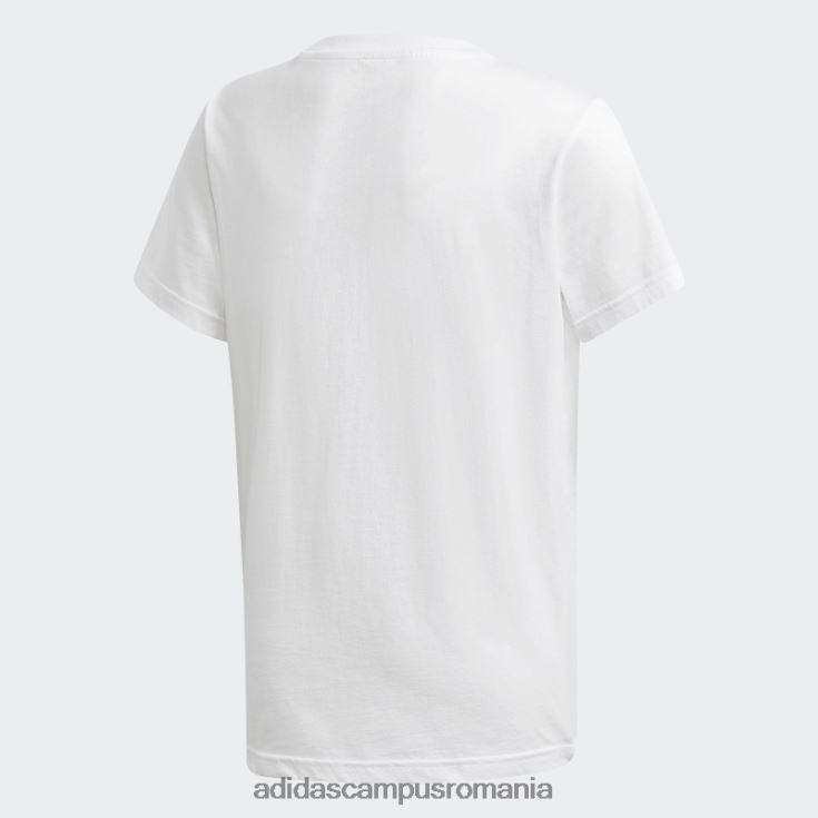 adidas campus romania trifoil tee black hot copii alb negru J266N211579