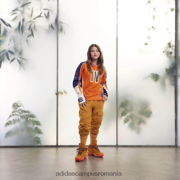 adidas campus romania focus portocalii joggeri copii focus portocaliu J266N218533