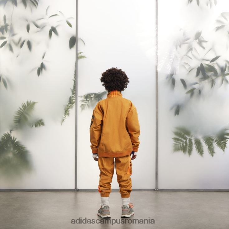 adidas campus romania pantaloni de jogging din pânză portocaliu focus copii focus portocaliu J266N218616
