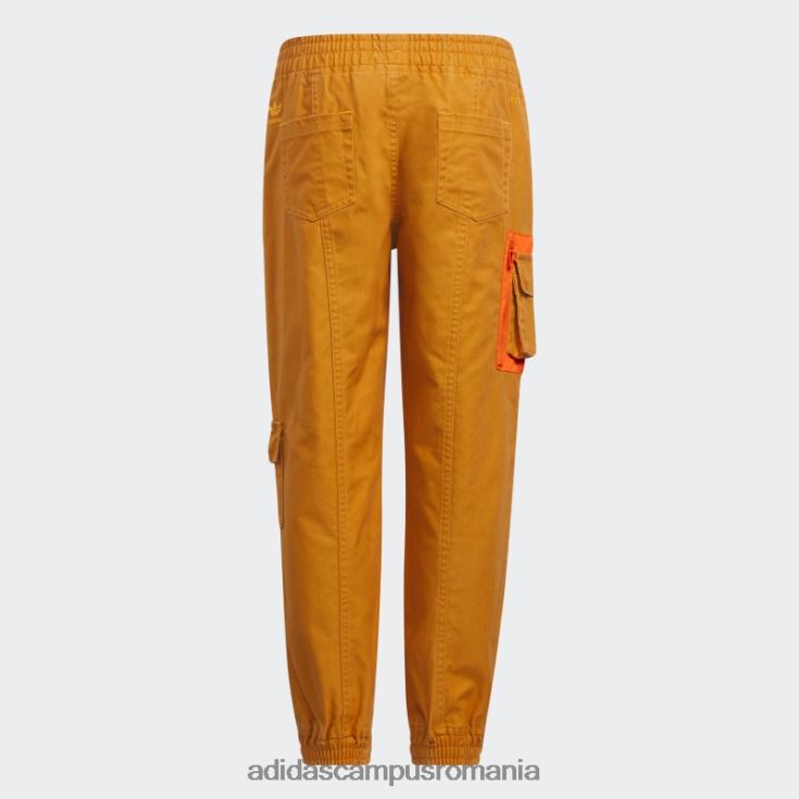 adidas campus romania pantaloni de jogging din pânză portocaliu focus copii focus portocaliu J266N218616