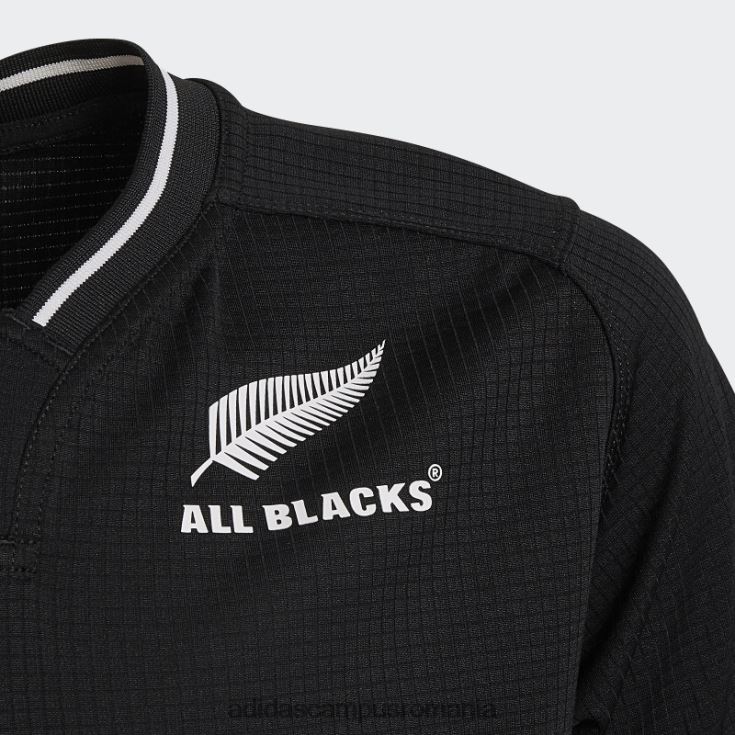 adidas campus romania all blacks rugby home tricou alb elegant copii alb negru J266N23402