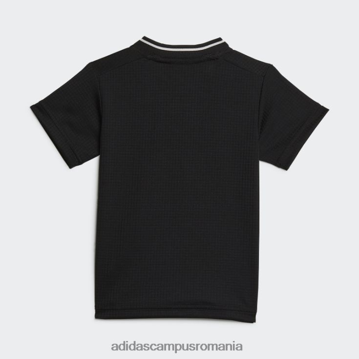 adidas campus romania all blacks rugby replica home kit bebelus negru copii alb negru J266N218716