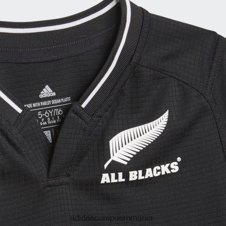 adidas campus romania mini kit pentru rugby negru all blacks replica acasă copii alb negru J266N218611