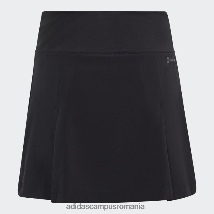 adidas campus romania fusta club tenis plisata neagra copii negru J266N219189