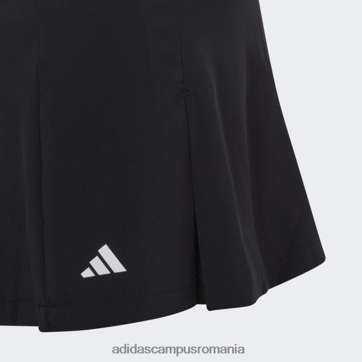 adidas campus romania fusta club tenis plisata neagra copii negru J266N219189