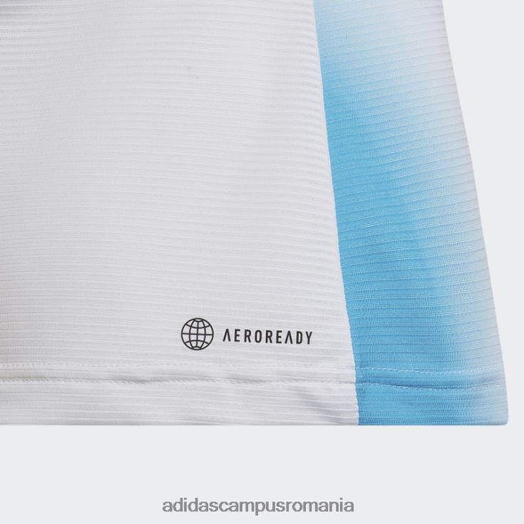 adidas campus romania maiou alb de meci de tenis din Melbourne copii papură albă/roșie/cerului J266N219277