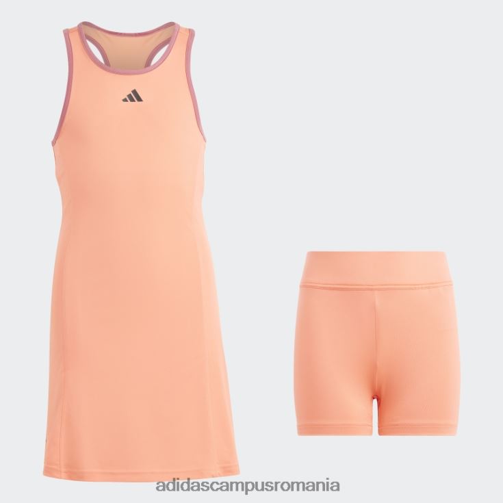 adidas campus romania rochie club tenis coral copii coral J266N219136