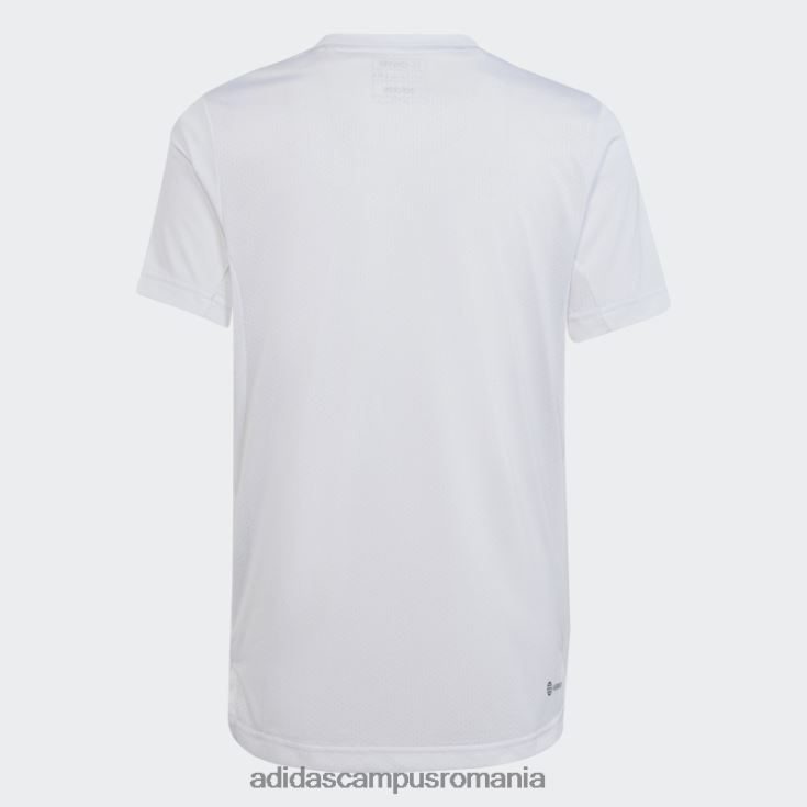 adidas campus romania tricou club de tenis alb copii alb J266N218626