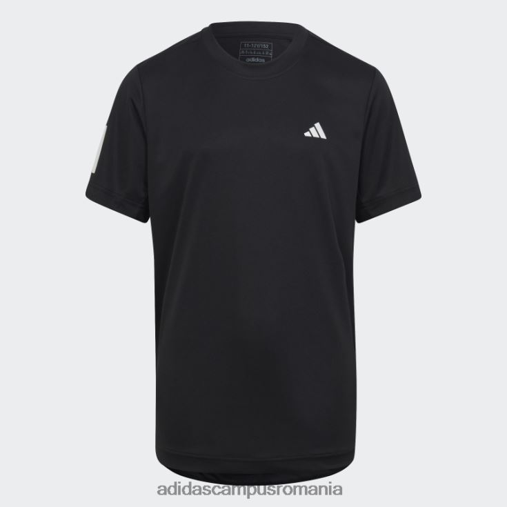 adidas campus romania tricou negru club tenis cu 3 dungi adidas copii negru J266N211817