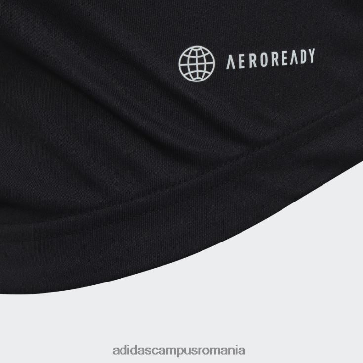 adidas campus romania tricou negru club tenis cu 3 dungi adidas copii negru J266N211817