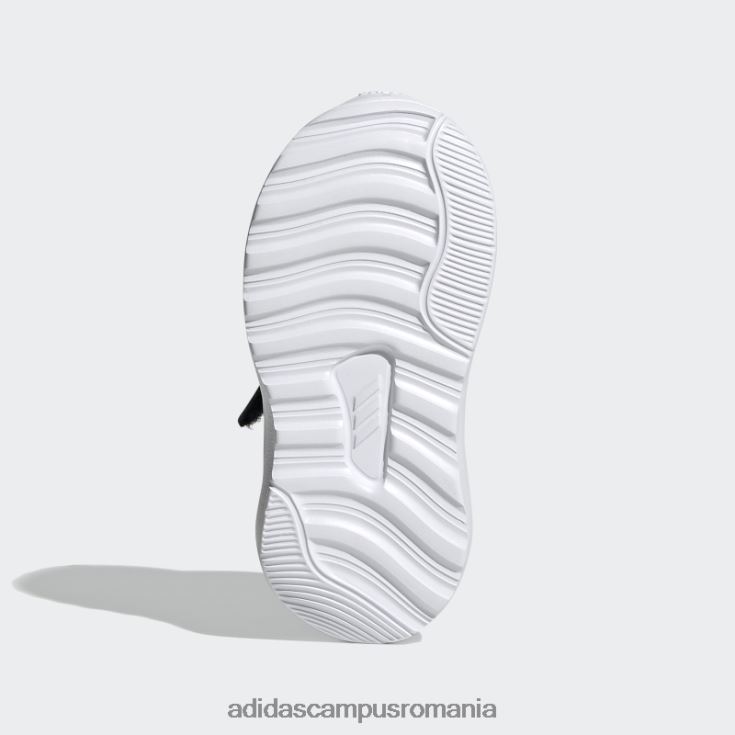 adidas campus romania fortarun pantofi de alergat cu curea elastica din dantela neagra adidas copii negru/alb/gri J266N211076