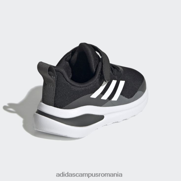 adidas campus romania fortarun pantofi de alergat cu curea elastica din dantela neagra adidas copii negru/alb/gri J266N211076