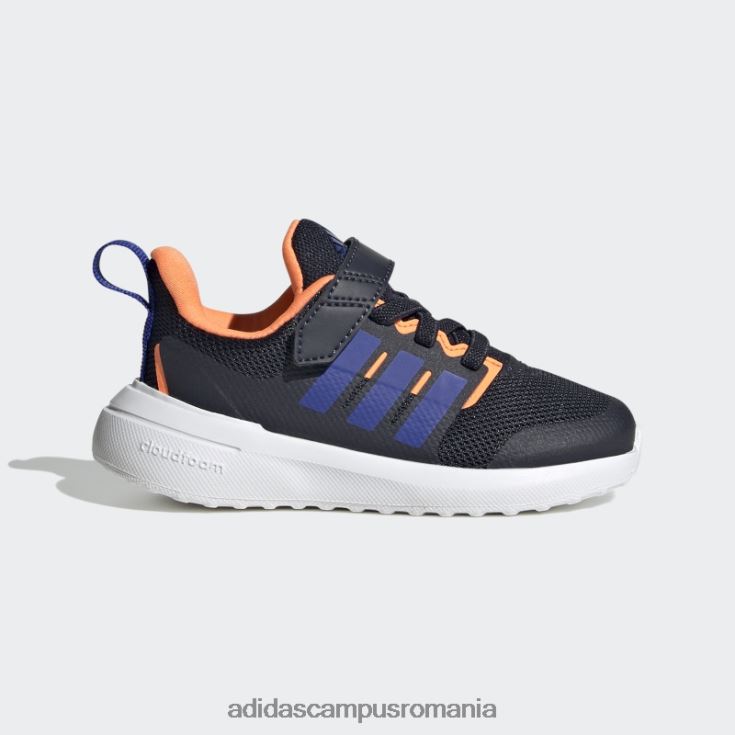 adidas campus romania ink fortarun 2.0 cloudfoam pantofi cu curea din dantelă elastică adidas copii cerneală/albastru/portocaliu J266N224879