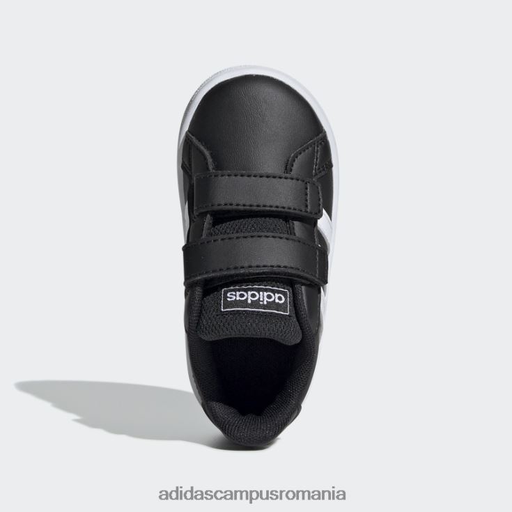 adidas campus romania Grand Court pantofi alb moda copii alb negru J266N23818