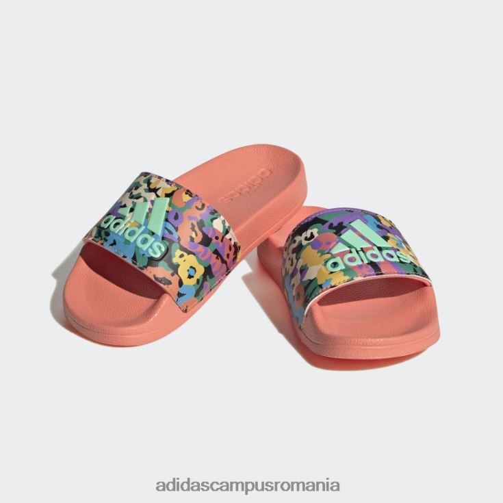 adidas campus romania sandale de dus adilette coral adidas copii coral/mentă J266N224414