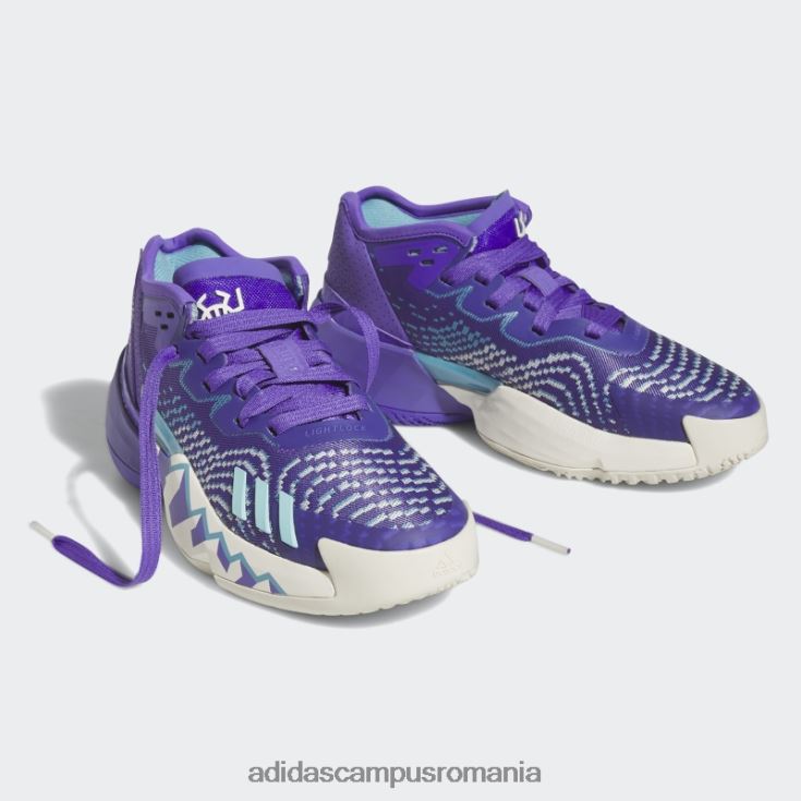 adidas campus romania albastru d.o.n. numărul 4 pantofi copii papură violet/alb/albastru J266N23560