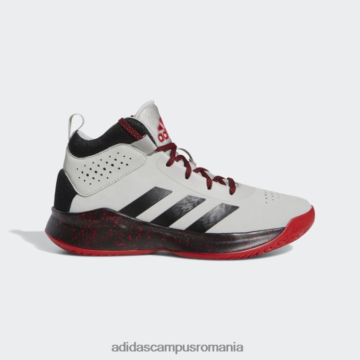 adidas campus romania gri cross em up 5 pantofi largi copii gri/negru/stacojiu J266N211567