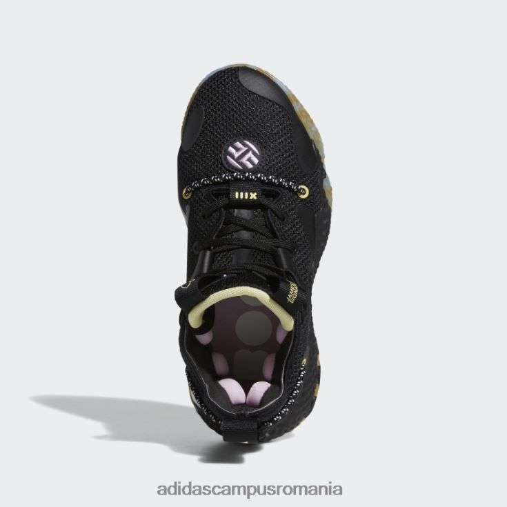 adidas campus romania întări vol. 6 pantofi de baschet albastru fierbinte copii negru/albastru J266N224882