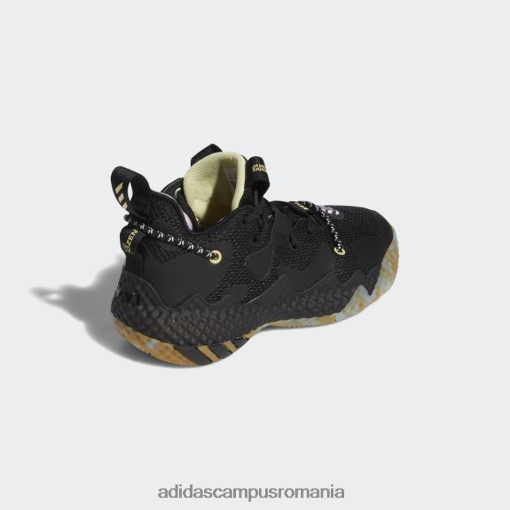 adidas campus romania întări vol. 6 pantofi de baschet albastru fierbinte copii negru/albastru J266N224882