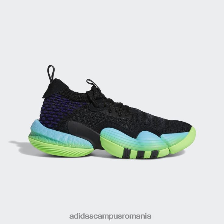 adidas campus romania pantofi de baschet trae young 2.0 verde elegant copii negru/verde J266N224883