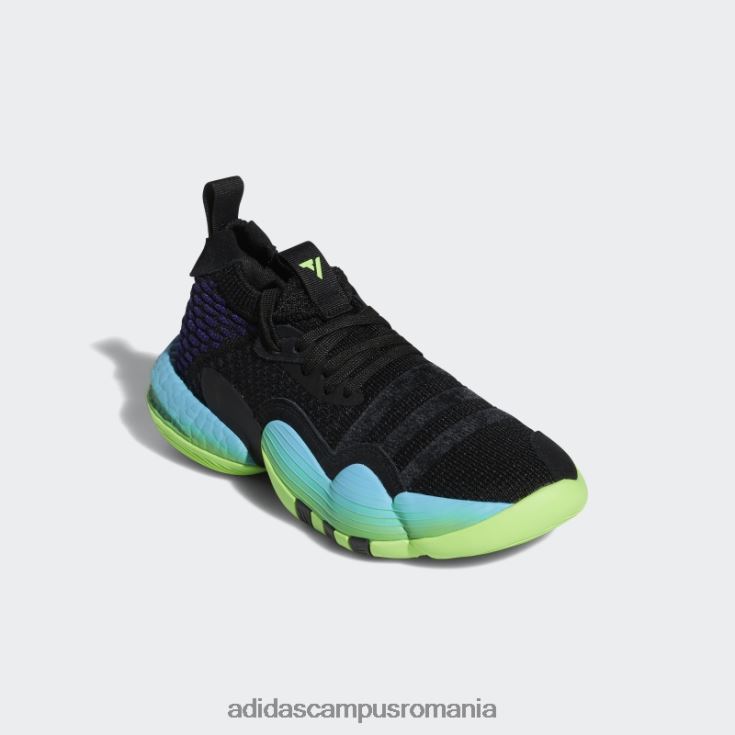 adidas campus romania pantofi negri Trae Young 2.0 copii negru/verde J266N211482