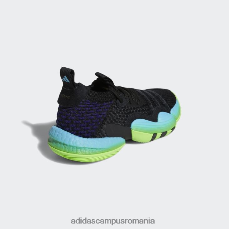 adidas campus romania pantofi negri Trae Young 2.0 copii negru/verde J266N211482