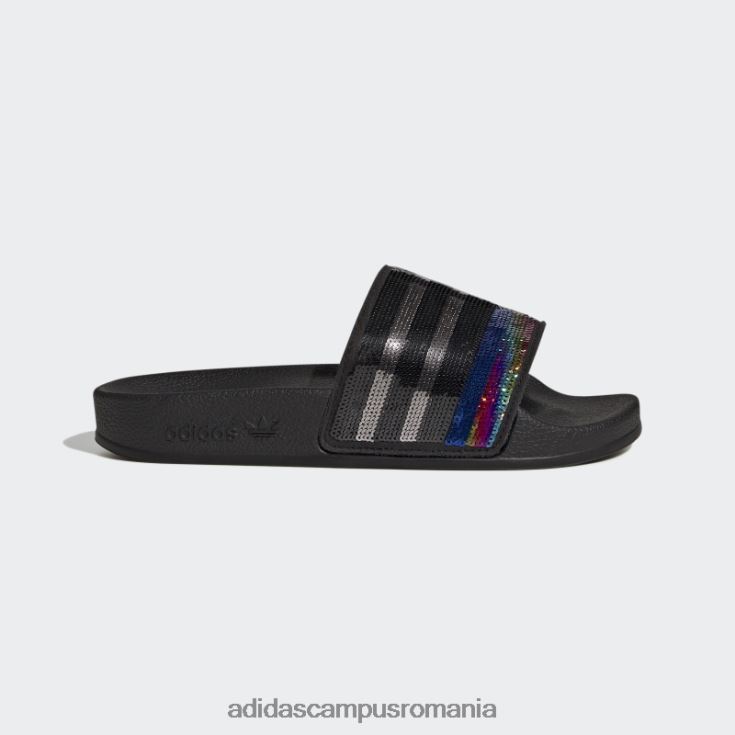 adidas campus romania adilette slides silver copii negru/argintiu/culoare furnizor J266N224908