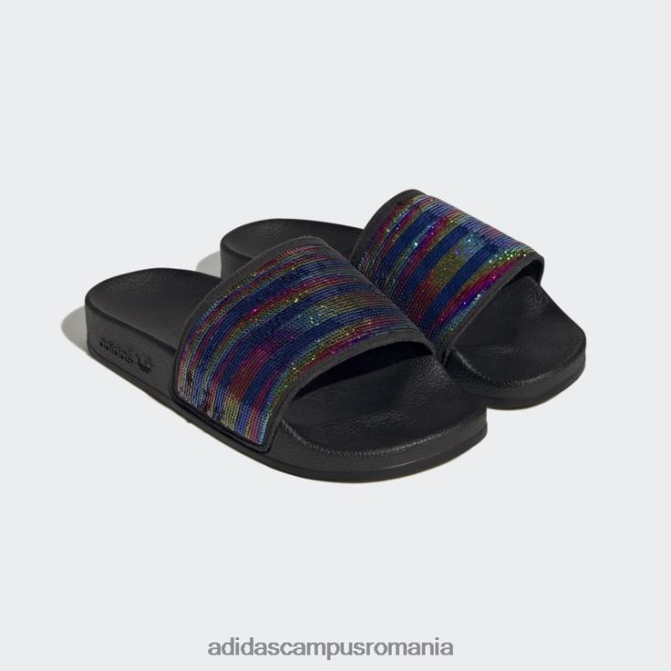 adidas campus romania adilette slides silver copii negru/argintiu/culoare furnizor J266N224908