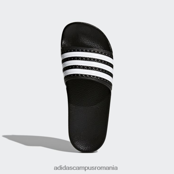 adidas campus romania diapozitive adilette negru/alb copii alb negru J266N224904
