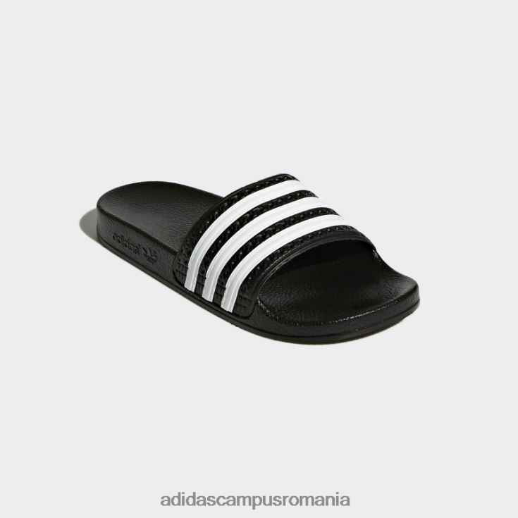adidas campus romania diapozitive adilette negru/alb copii alb negru J266N224904
