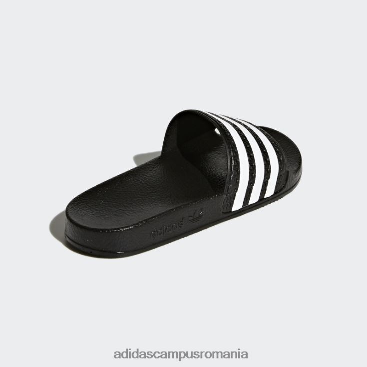 adidas campus romania diapozitive adilette negru/alb copii alb negru J266N224904