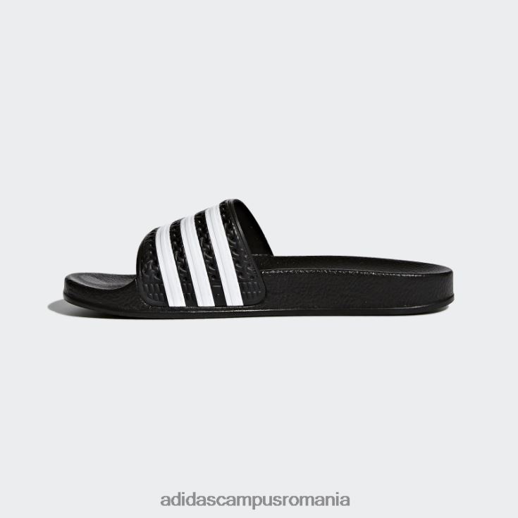 adidas campus romania diapozitive adilette negru/alb copii alb negru J266N224904