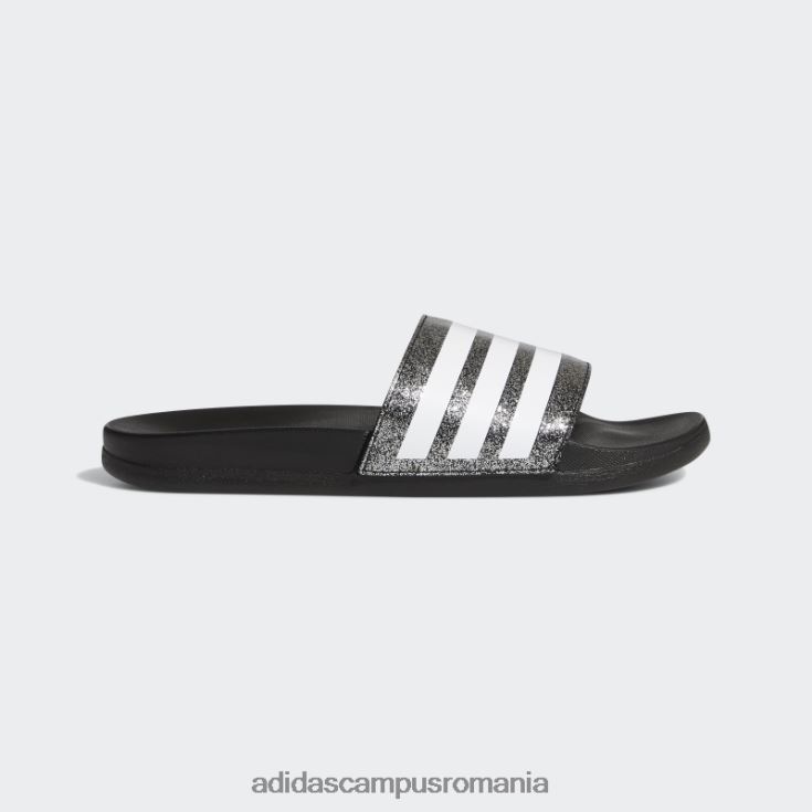 adidas campus romania sandale confort adilette negru/alb copii alb negru J266N224902