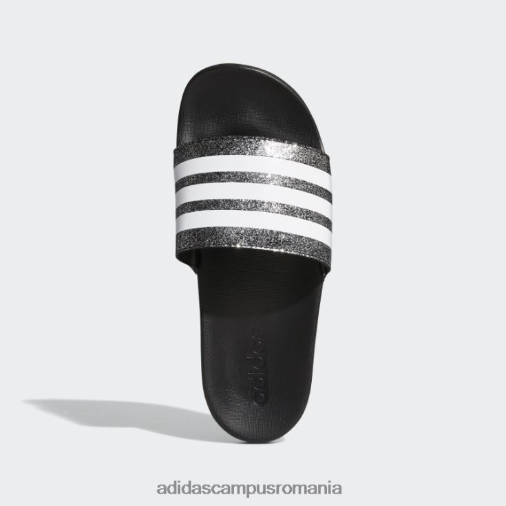 adidas campus romania sandale confort adilette negru/alb copii alb negru J266N224902