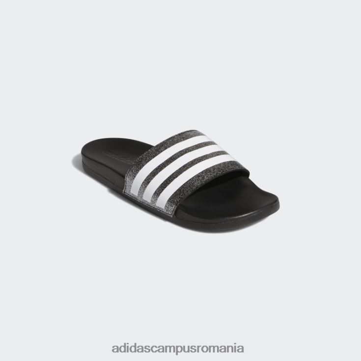 adidas campus romania sandale confort adilette negru/alb copii alb negru J266N224902