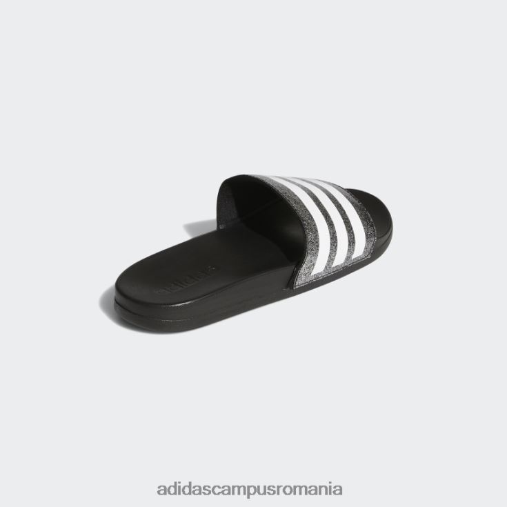 adidas campus romania sandale confort adilette negru/alb copii alb negru J266N224902
