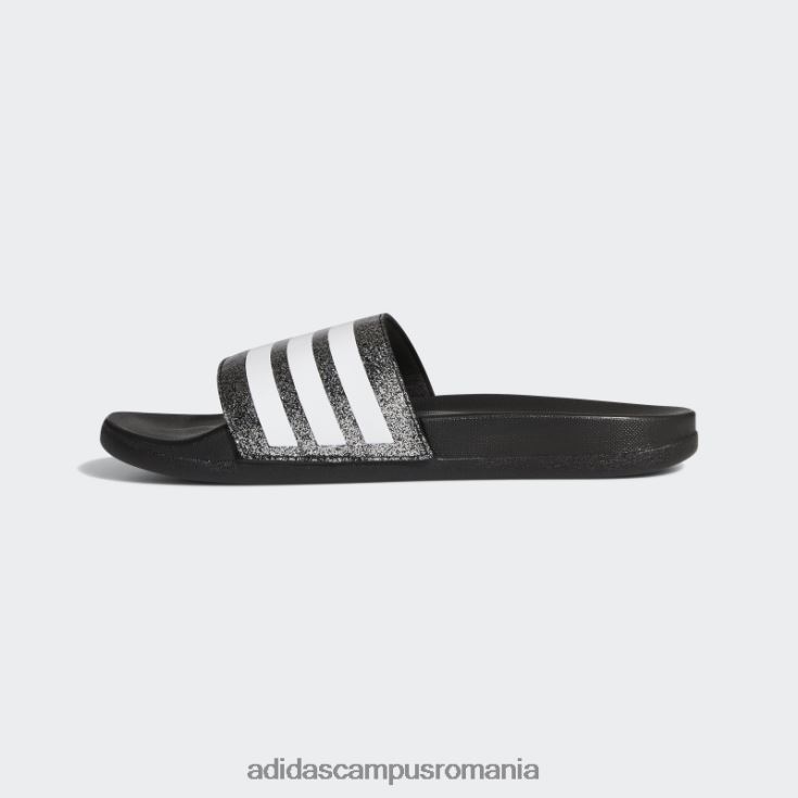 adidas campus romania sandale confort adilette negru/alb copii alb negru J266N224902