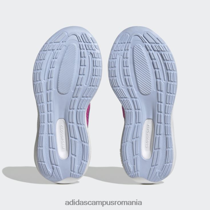 adidas campus romania Runfalcon 3.0 pantofi cu curea din dantelă elastică fucsia copii fucsia/zori albastru/negru J266N217923